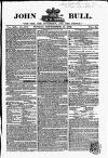 John Bull Sunday 15 September 1839 Page 1