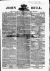 John Bull Sunday 03 November 1839 Page 1