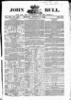 John Bull Monday 17 August 1840 Page 1