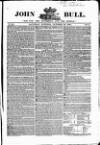 John Bull Saturday 24 October 1840 Page 1