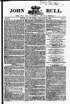 John Bull Saturday 16 January 1841 Page 1