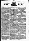John Bull Saturday 03 April 1841 Page 1