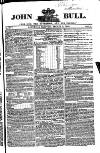 John Bull Saturday 09 March 1844 Page 1