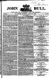 John Bull Saturday 20 July 1844 Page 1