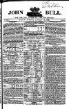 John Bull Monday 12 January 1846 Page 1