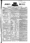 John Bull Monday 15 January 1849 Page 1