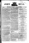 John Bull Saturday 26 January 1850 Page 1