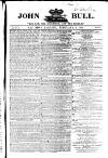 John Bull Saturday 02 February 1850 Page 1