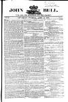 John Bull Saturday 13 April 1850 Page 1