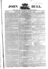 John Bull Saturday 01 June 1850 Page 1