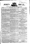 John Bull Saturday 20 July 1850 Page 1