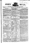 John Bull Monday 29 July 1850 Page 1