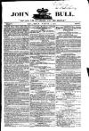 John Bull Saturday 01 March 1851 Page 1