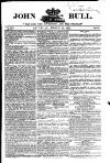 John Bull Saturday 22 March 1851 Page 1
