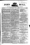 John Bull Saturday 19 July 1851 Page 1