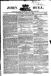 John Bull Saturday 09 August 1851 Page 1