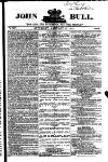 John Bull Saturday 17 January 1852 Page 1
