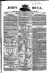 John Bull Monday 16 February 1852 Page 1
