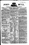 John Bull Monday 15 March 1852 Page 1