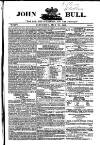 John Bull Saturday 22 May 1852 Page 1