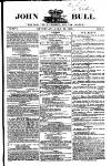 John Bull Saturday 31 July 1852 Page 1