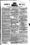 John Bull Saturday 11 September 1852 Page 1