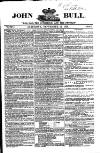 John Bull Saturday 16 September 1854 Page 1