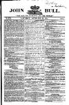 John Bull Saturday 25 November 1854 Page 1