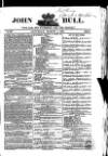 John Bull Saturday 01 March 1856 Page 1