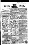 John Bull Monday 17 March 1856 Page 1