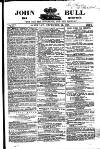 John Bull Saturday 12 December 1857 Page 1