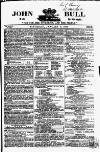 John Bull Saturday 09 January 1858 Page 1