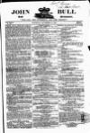 John Bull Saturday 13 November 1858 Page 1