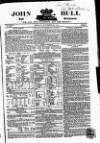 John Bull Monday 22 November 1858 Page 1
