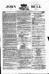John Bull Saturday 21 January 1860 Page 1