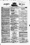 John Bull Saturday 02 June 1860 Page 1