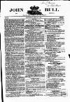 John Bull Saturday 30 June 1860 Page 1