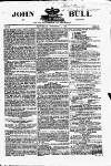 John Bull Saturday 06 October 1860 Page 1