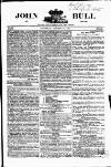 John Bull Saturday 13 October 1860 Page 1