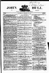 John Bull Saturday 20 October 1860 Page 1