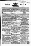 John Bull Saturday 15 December 1860 Page 1