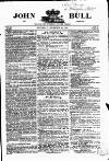 John Bull Saturday 29 December 1860 Page 1