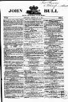 John Bull Saturday 16 February 1861 Page 1