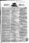 John Bull Saturday 23 March 1861 Page 1