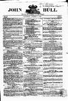 John Bull Saturday 12 October 1861 Page 1