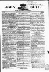 John Bull Saturday 14 December 1861 Page 1