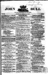 John Bull Saturday 31 January 1863 Page 1