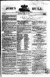 John Bull Saturday 23 May 1863 Page 1