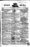 John Bull Saturday 13 June 1863 Page 1
