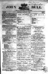 John Bull Saturday 09 January 1864 Page 1